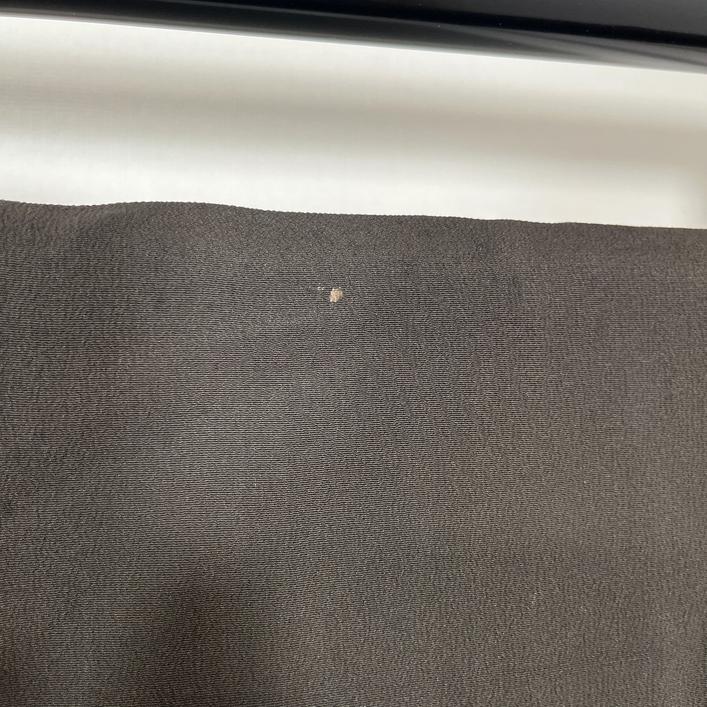 K111576　アンティーク黒留袖　扇　紅絹裏　刺繍