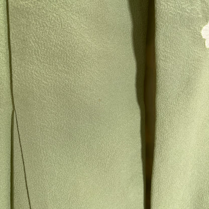 K127337-2　訪問着　桜枝文様　若草色