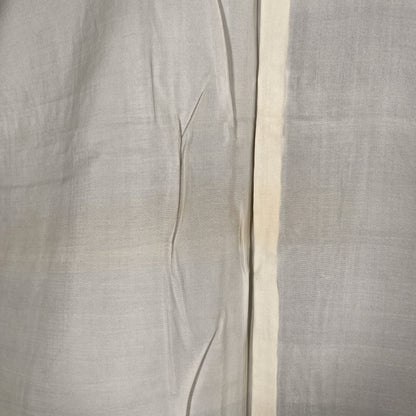 K86527-1　紬　小菱文様　濃茶鼠
