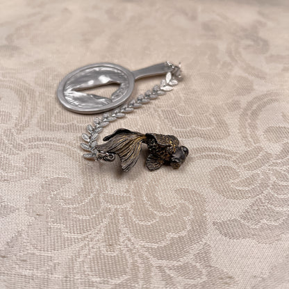 ON003GM　数-SUU- 出目金根付