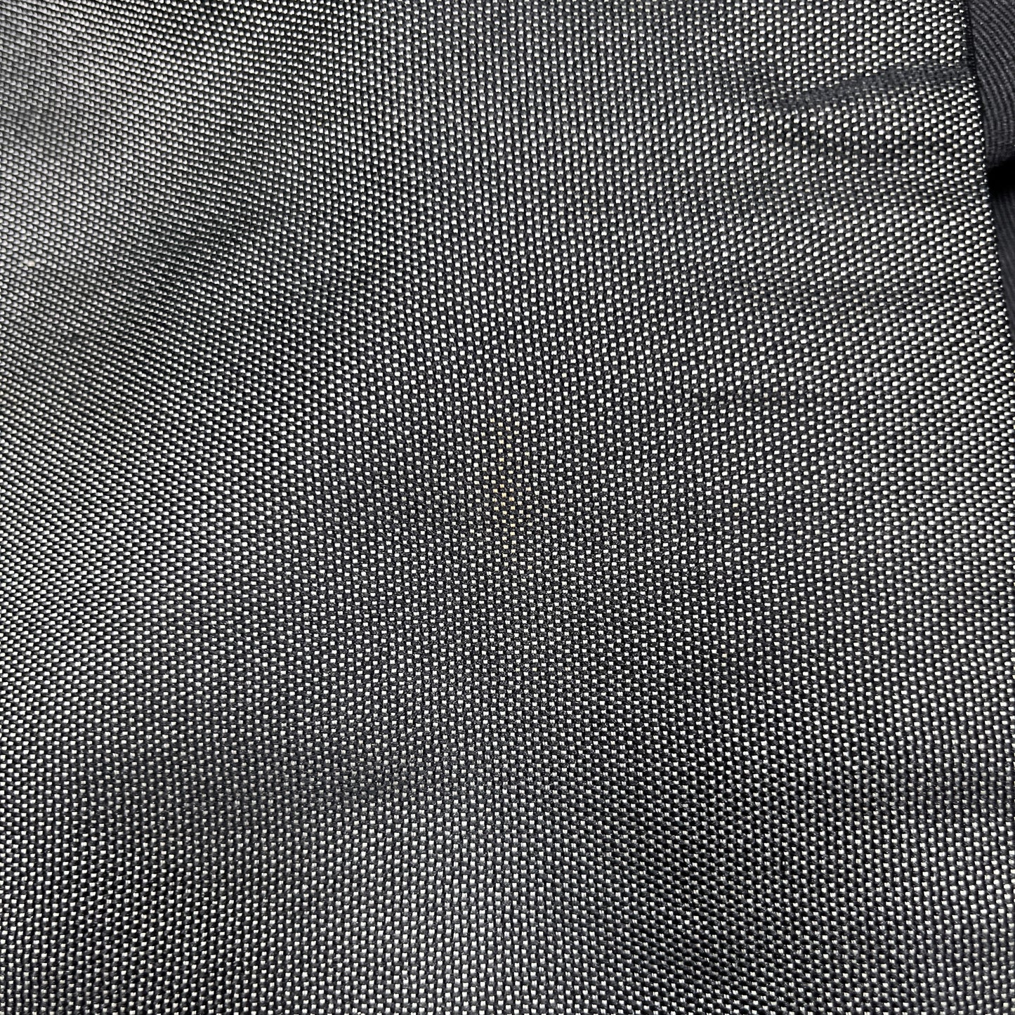 B107001-12　名古屋帯　黒地　草花文様