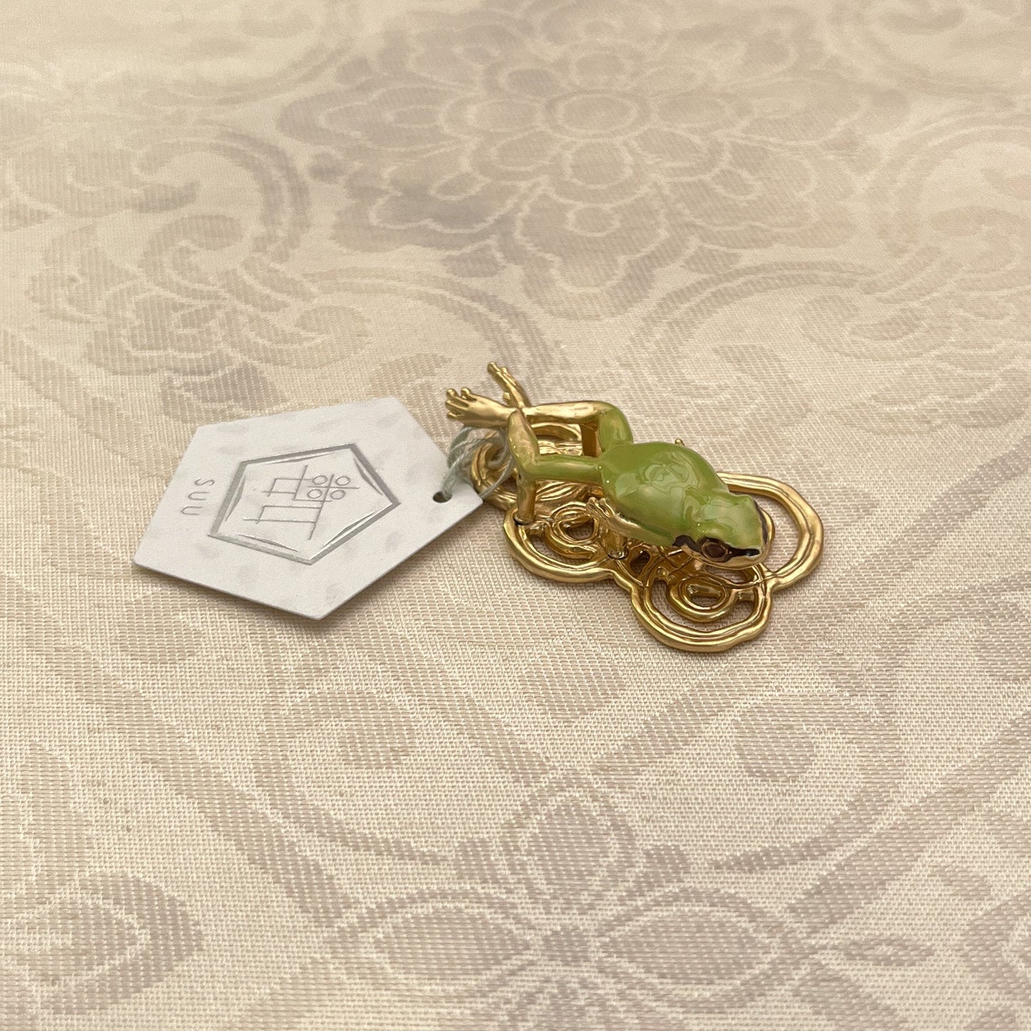 OD091　数-SUU- カエル帯留め