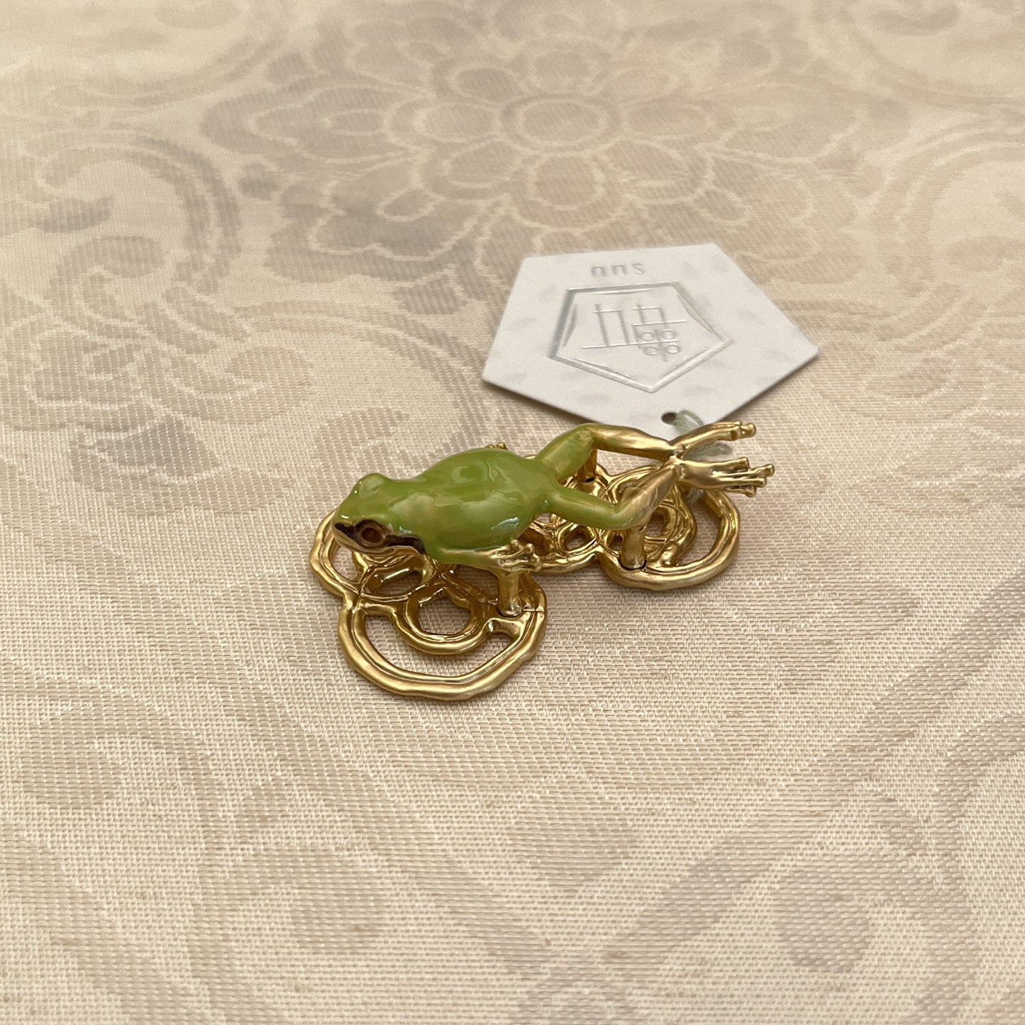 OD091　数-SUU- カエル帯留め