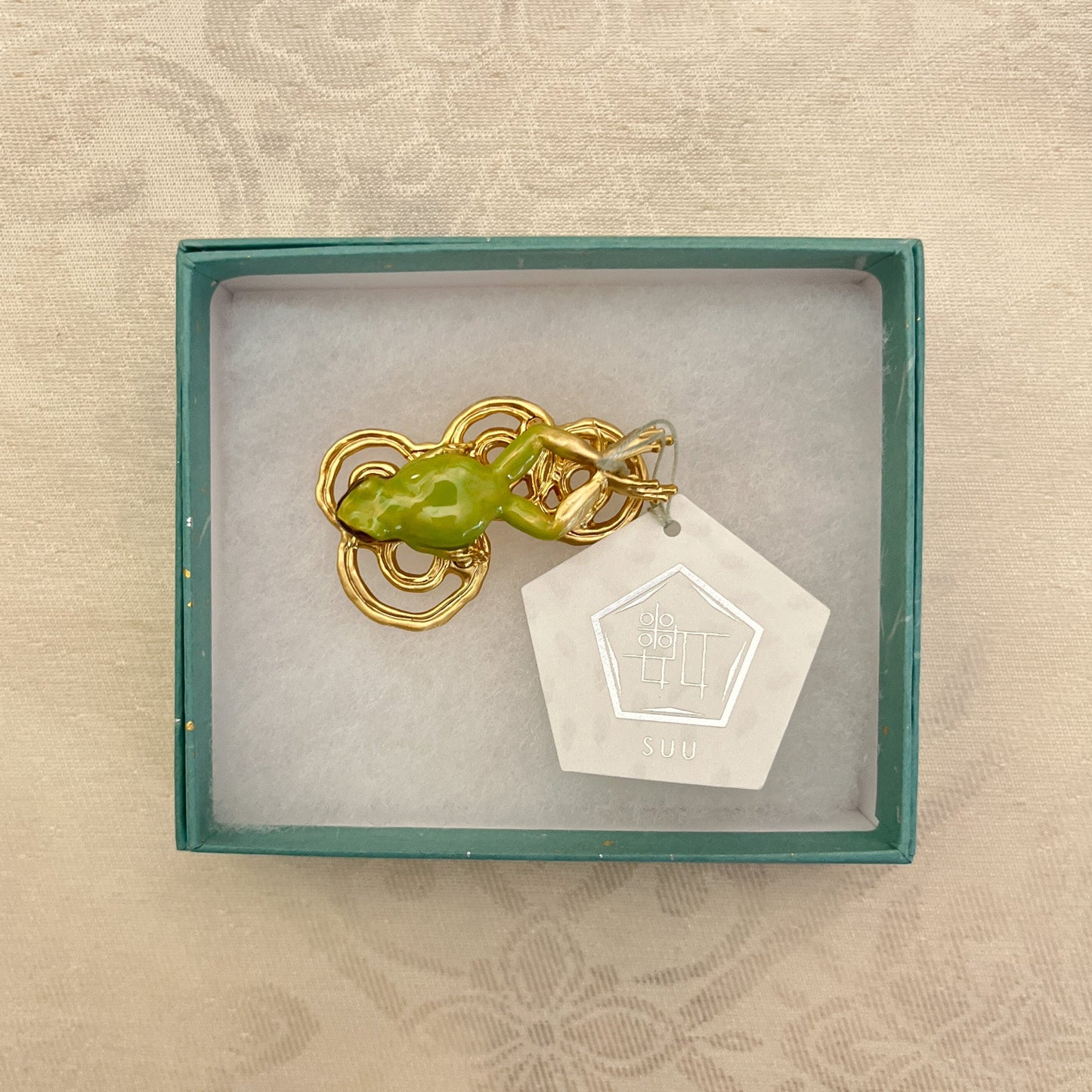 OD091　数-SUU- カエル帯留め