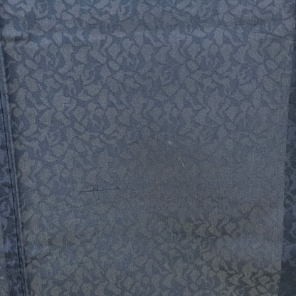 K60853-3　夏着物　濃藍地　花唐草文様